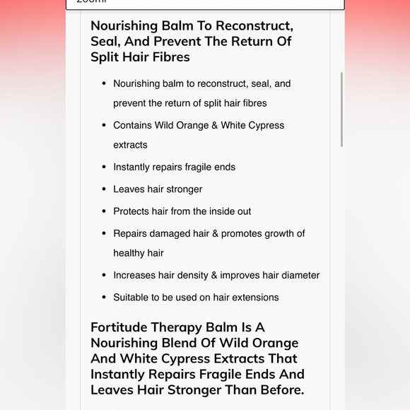 DAVROE HAIR REPAIR BALM - Picture 4 of 6